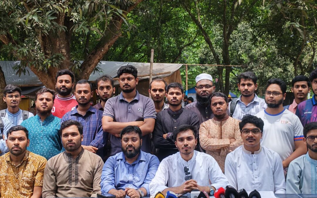 পরবর্তী রাকসু নির্বাচনের তফসিল ঘোষণাসহ পাঁচ দাবি শাখা ছাত্রশিবিরের