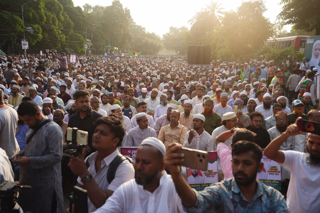 ৮ দফা দাবিতে ১১ দলীয় ঐক্যের ঢাকা-রংপুর লংমার্চ