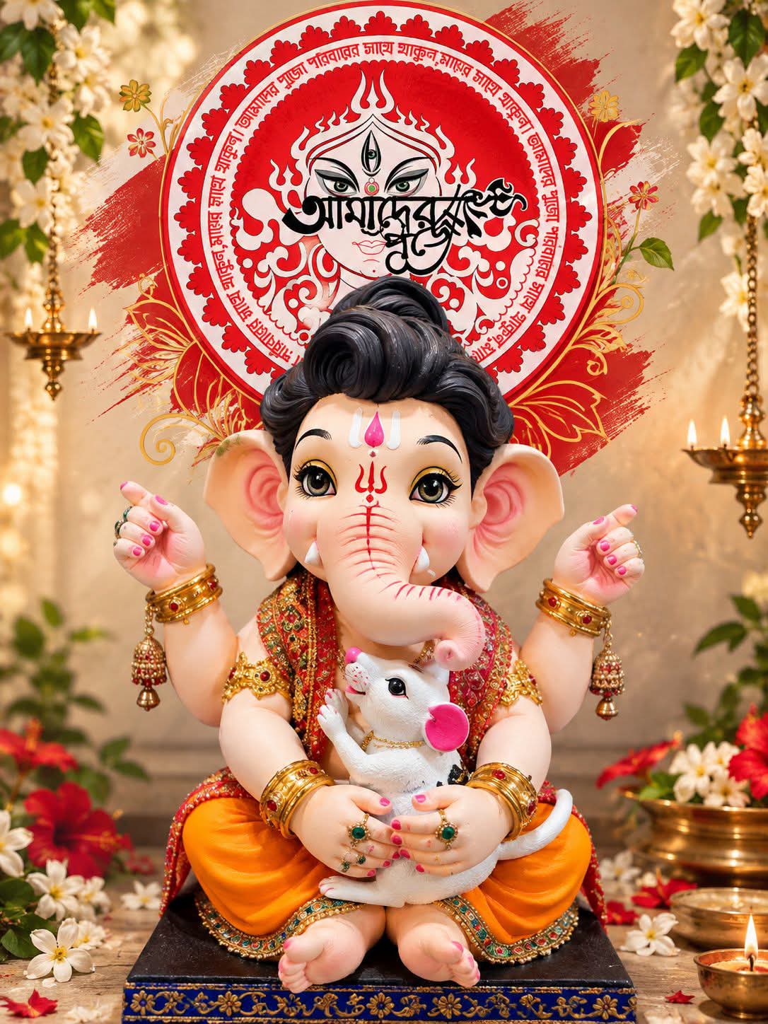 আজ গণেশ চতুর্থী: জ্ঞান, সমৃদ্ধি ও শুভ সূচনার আরাধনা